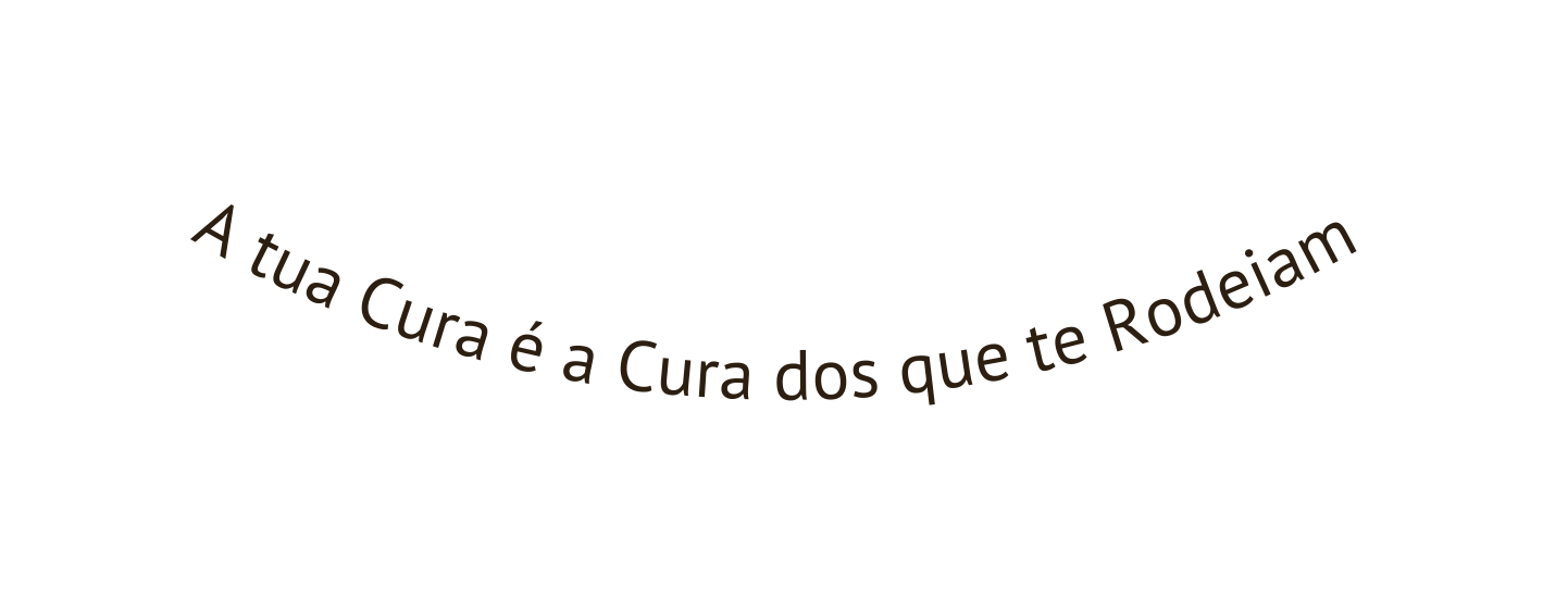 A tua Cura é a Cura dos que te Rodeiam